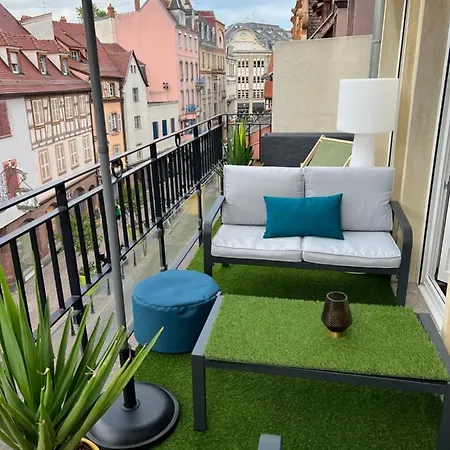 Appartamento Magnifique 4 Personnes - 2 - 2 Sdb - Grande Terrasse Rue Des Tetes - Centre Colmar