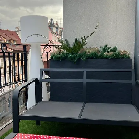 Magnifique 4 Personnes - 2 - 2 Sdb - Grande Terrasse Rue Des Tetes - Centre Apartament Colmar