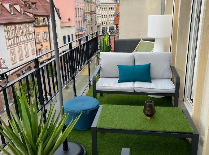 Magnifique 4 Personnes - 2 - 2 Sdb - Grande Terrasse Rue Des Tetes - Centre Apartmán Colmar